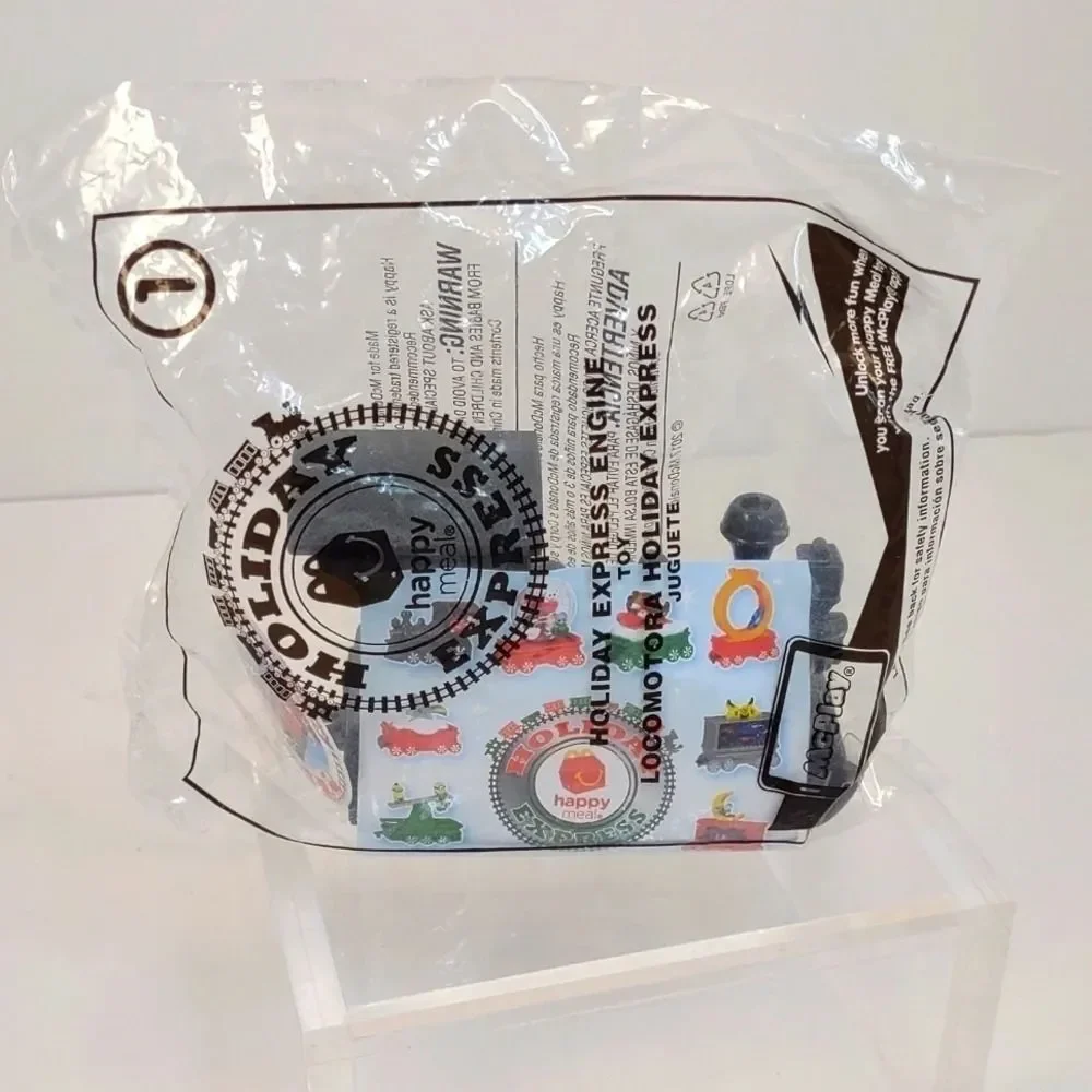 McDonald's Toy Holiday Express TRAIN HAPPY MEAL ENGINE